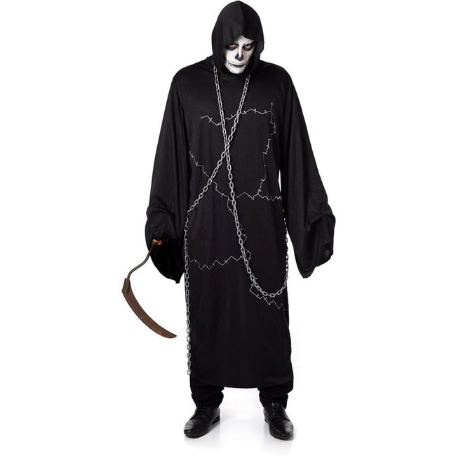 Partychimp Kostuum - Magere Hein - Met ketting - S