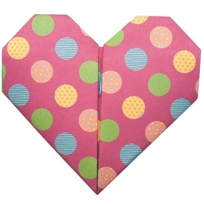 Twisk Origami - Hart - 20 Vouwblaadjes - 20x20cm