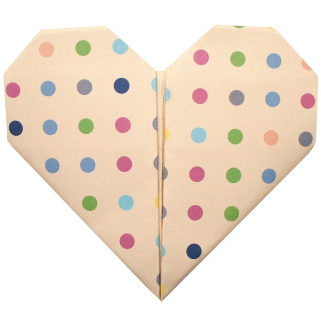 Twisk Origami - Hart - 20 Vouwblaadjes - 20x20cm