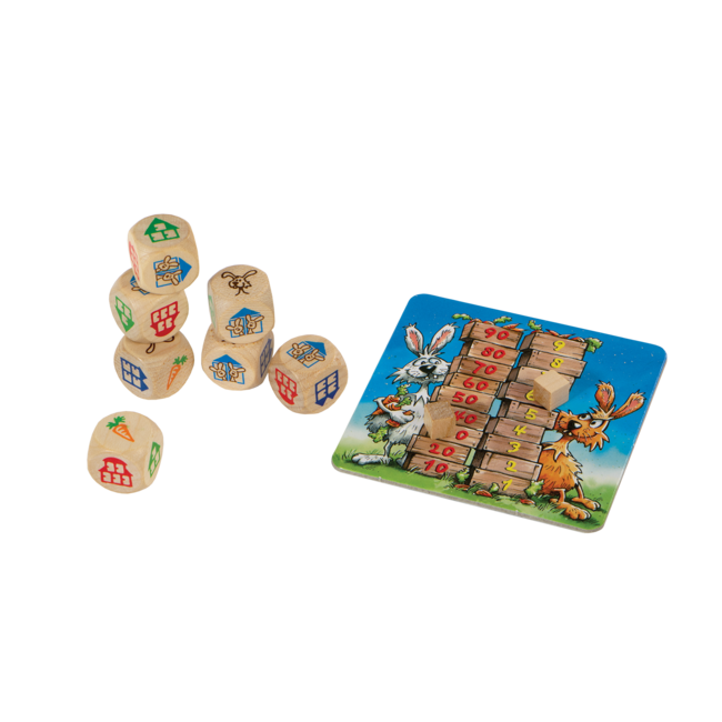 999 Games Konijnenhokken - Dobbelspel - 8+