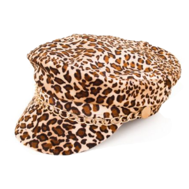 PartyXplosion Pet - Panterprint - Met goudkleurige ketting