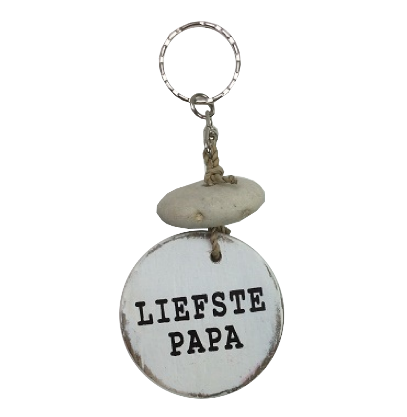 Sleutelhanger - Hout - Liefste papa