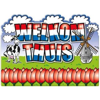 Folat Huldebord - Welkom thuis - 47x34cm