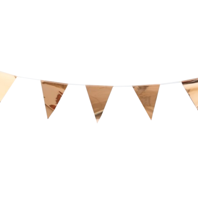 Folat Vlaggenlijn - Rosé goud - 10m