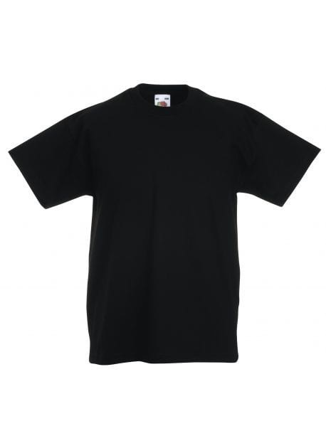 T-shirt - Classic valueweight - Zwart - mt.104