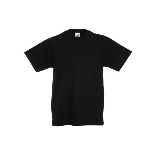 Fruit of the Loom T-shirt - Classic valueweight - Zwart - mt.104