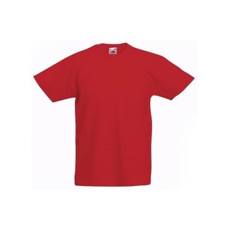 Fruit of the Loom T-shirt - Rood - mt.116