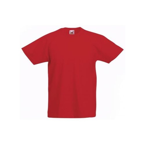 Fruit of the Loom T-shirt - Rood - mt.116 Fruit of the Loom T-shirt - Rood - mt.116