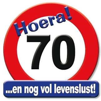 Paperdreams Huldebord - 70 jaar