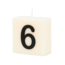 Paper Dreams Cijfer- / letterkaarsje - Scrabble - 6