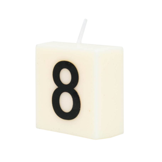 Paper Dreams Cijfer- / letterkaarsje - Scrabble - 8