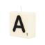 Paperdreams Cijfer- / letterkaarsje - Scrabble - A