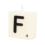 Paper Dreams Cijfer- / letterkaarsje - Scrabble - F