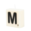 Paper Dreams Cijfer- / letterkaarsje - Scrabble - M
