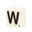 Paper Dreams Cijfer- / letterkaarsje - Scrabble - W