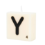 Paper Dreams Cijfer- / letterkaarsje - Scrabble - Y