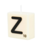 Paper Dreams Cijfer- / letterkaarsje - Scrabble - Z