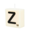 Paperdreams Cijfer- / letterkaarsje - Scrabble - Z