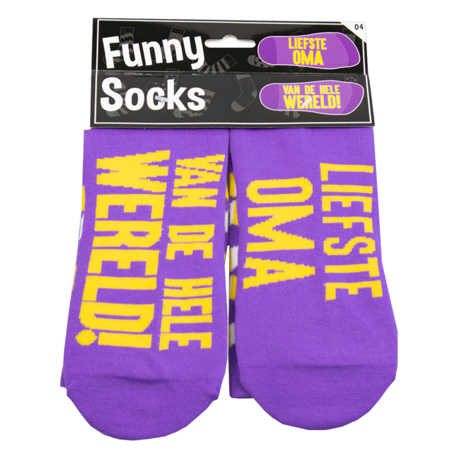 Paperdreams Sokken - Liefste Oma van de wereld! - Funny socks