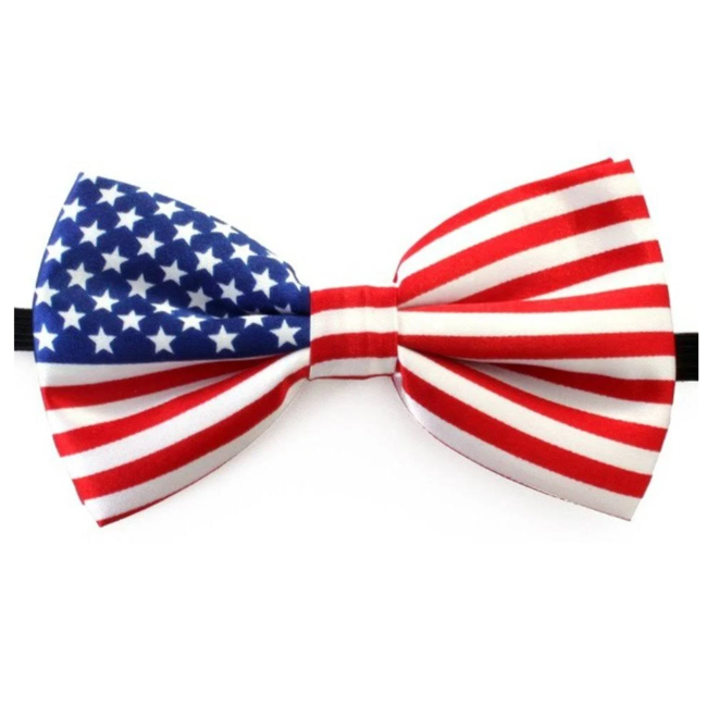 PartyXplosion Strik - Vlinderstrik - Amerika - Luxe - 12x6,5cm