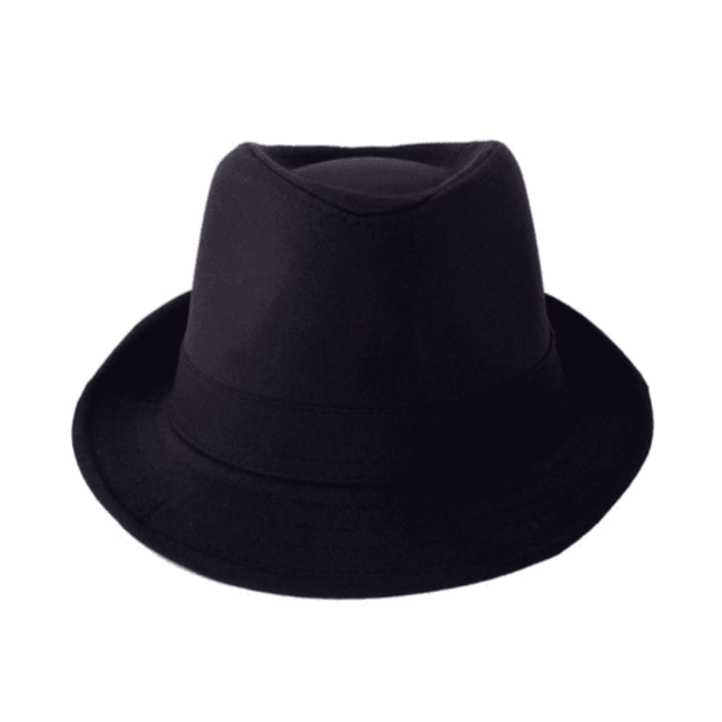 PartyXplosion Hoed - Zwart - Gleufhoed - Al Capone