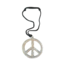 PartyXplosion Ketting - Hippie - Peaceteken - Metaal