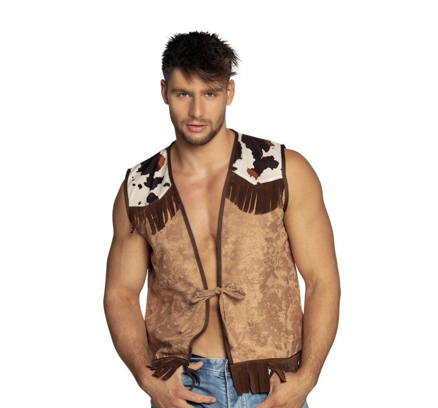 Cowboy - Vest - Bruin - L/XL