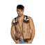 PartyXplosion Kostuum - Cowboy - Vest - Bruin - M