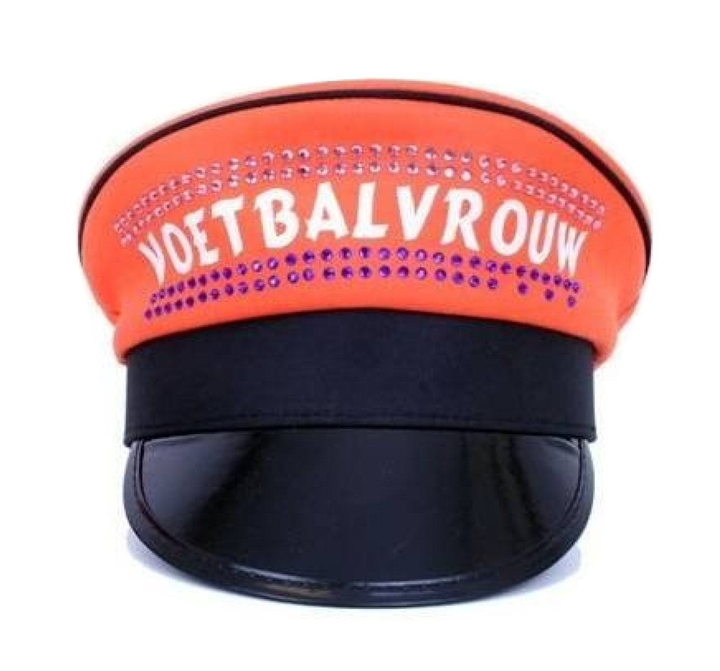 Pet - Oranje - Voetbalvrouw