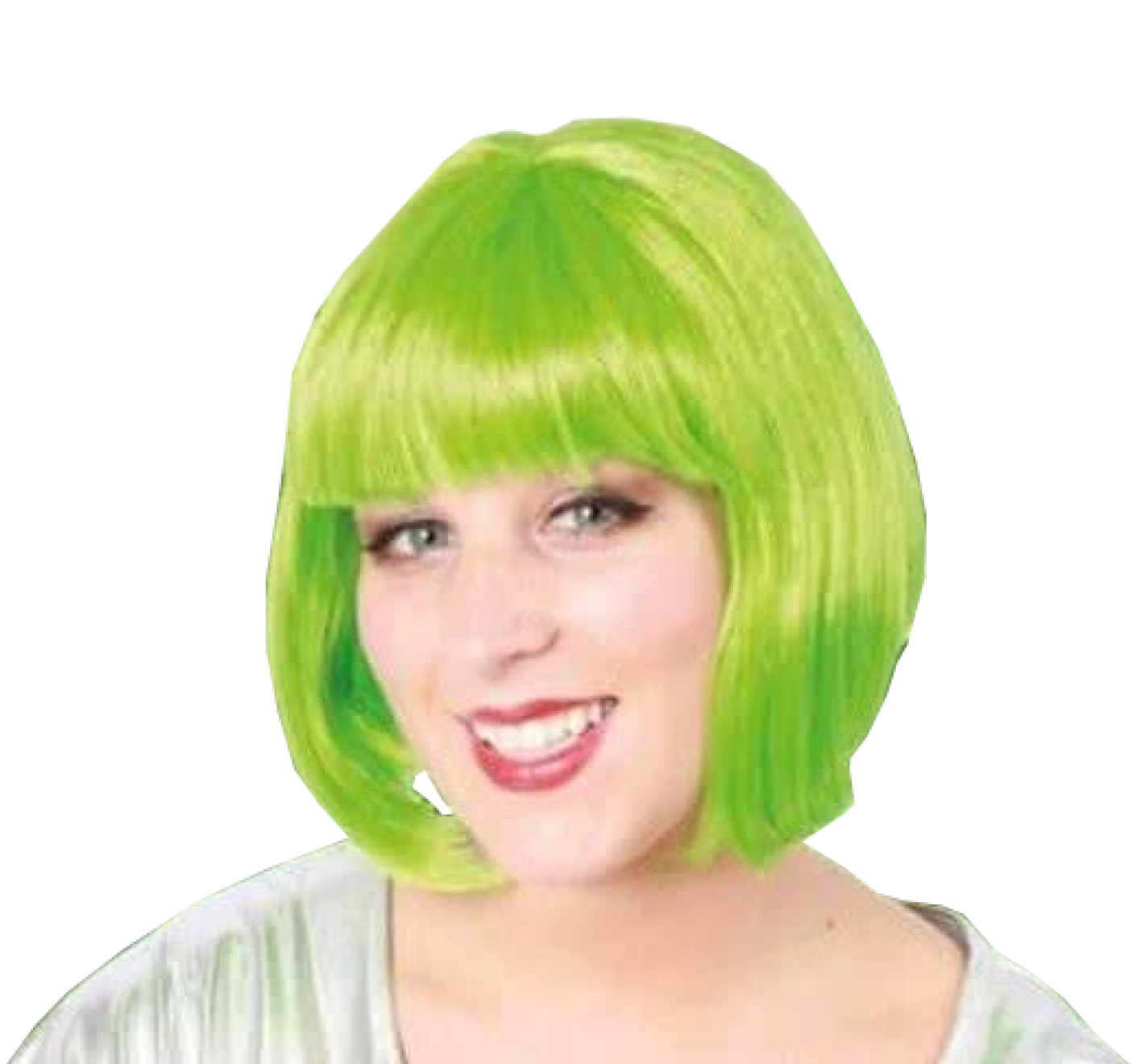 Pruik - Groen - Sensation - Bobline