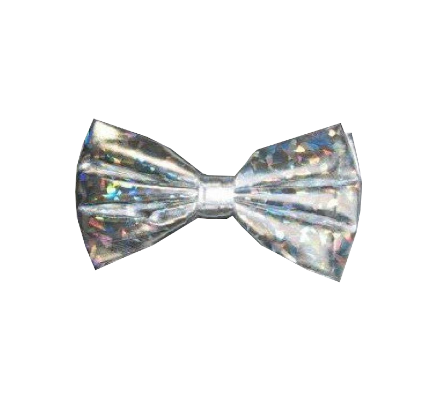 Strik - Vlinderstrik - Zilver - Luxe - Hologram