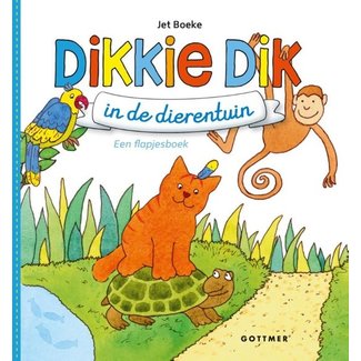Gottmer Boek - Flapjesboek - Dikkie Dik in de dierentuin