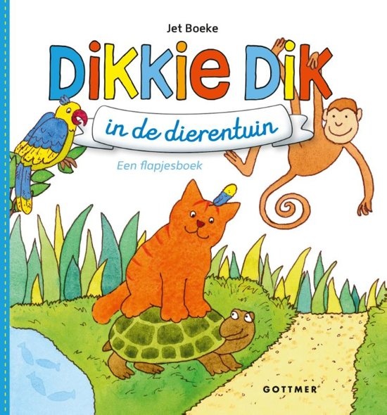 Boek - Flapjesboek - Dikkie Dik in de dierentuin