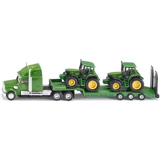 Siku Auto - Dieplader met twee John Deere trekkers - 1:87 - Siku