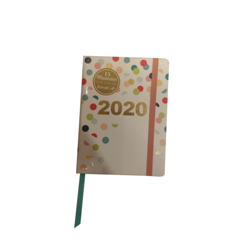 Paperclip Paperclip - Agenda - Confetti - 2020 - 10,5x14,8cm Paperclip Paperclip - Agenda - Confetti - 2020 - 10,5x14,8cm
