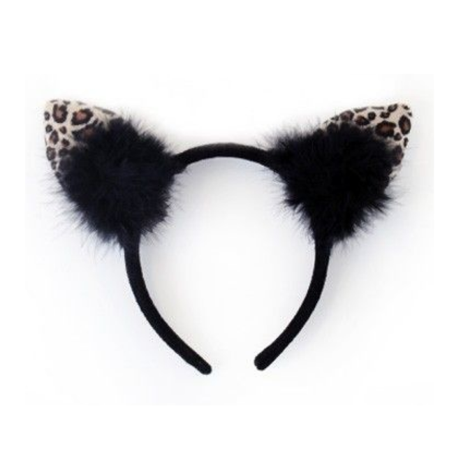 PartyXplosion Diadeem - Luipaard - Donker bruin