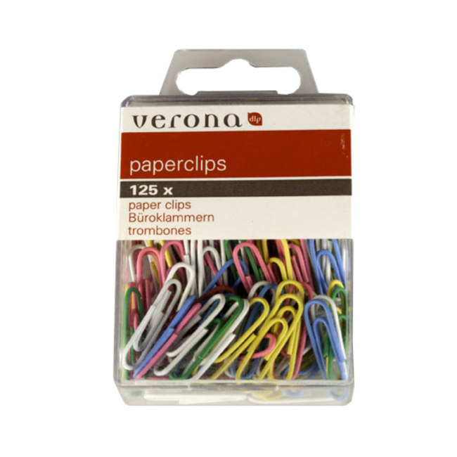 Verona Paperclips - 26mm - 125st - Gekleurd