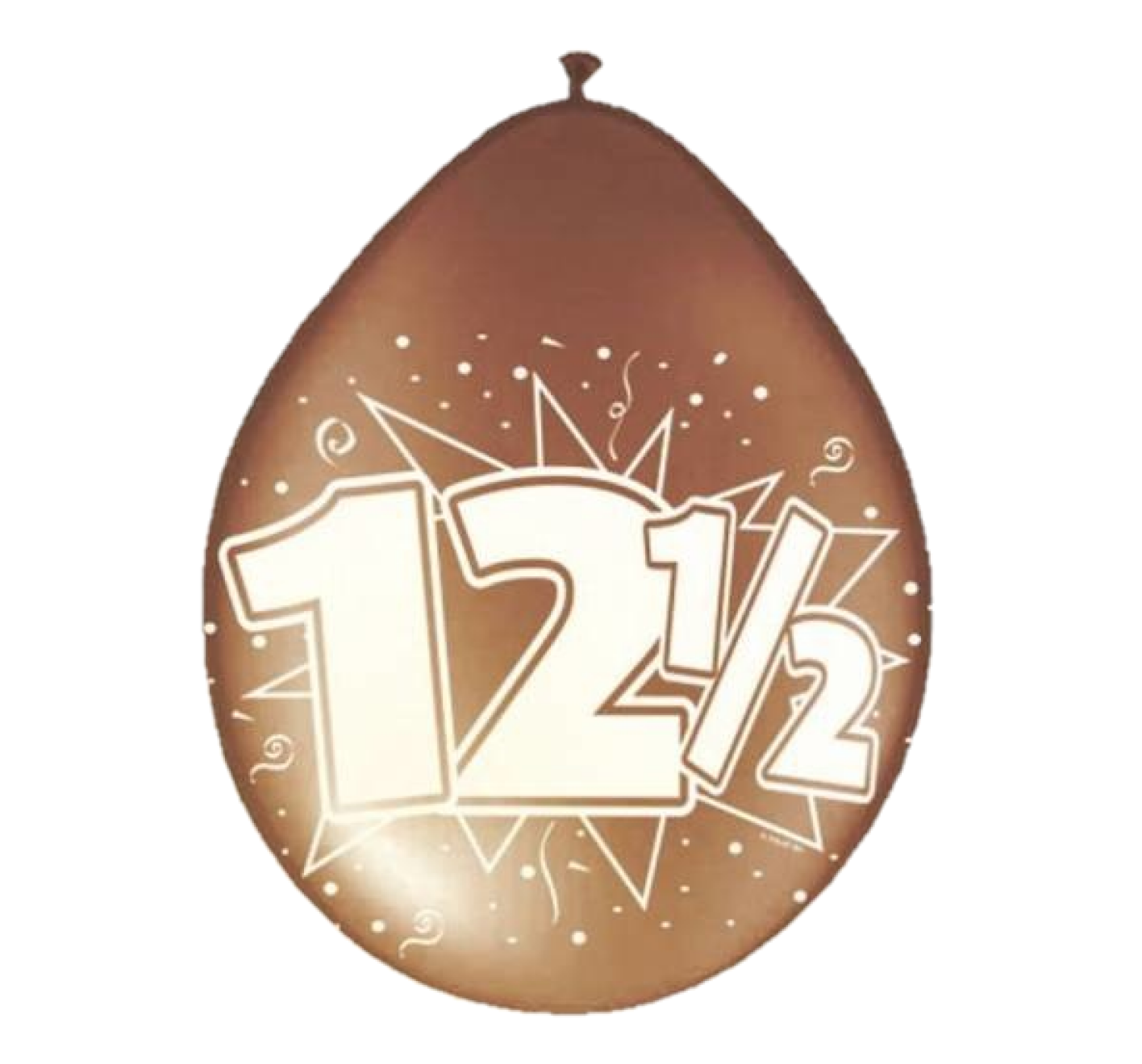 Ballonnen - 12,5 jaar getrouwd - Koper - Metallic - 30cm - 8st.