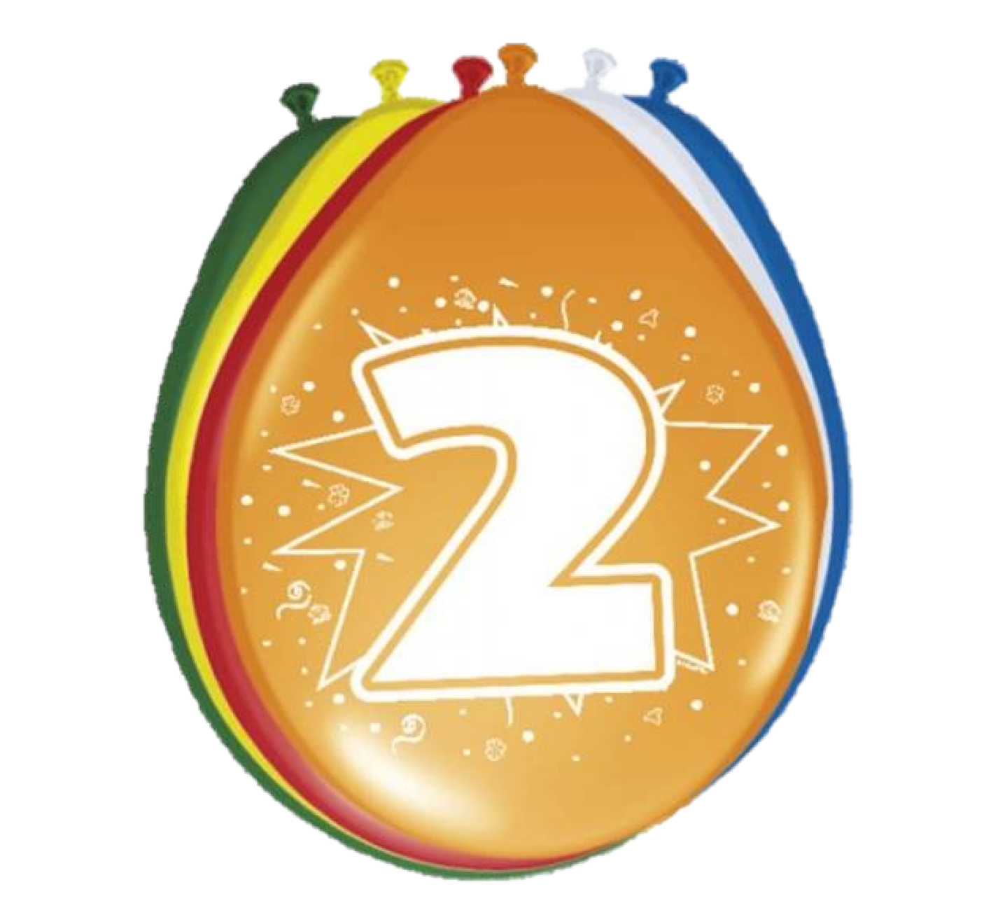 Ballonnen - 2 jaar - 30cm - 8st.