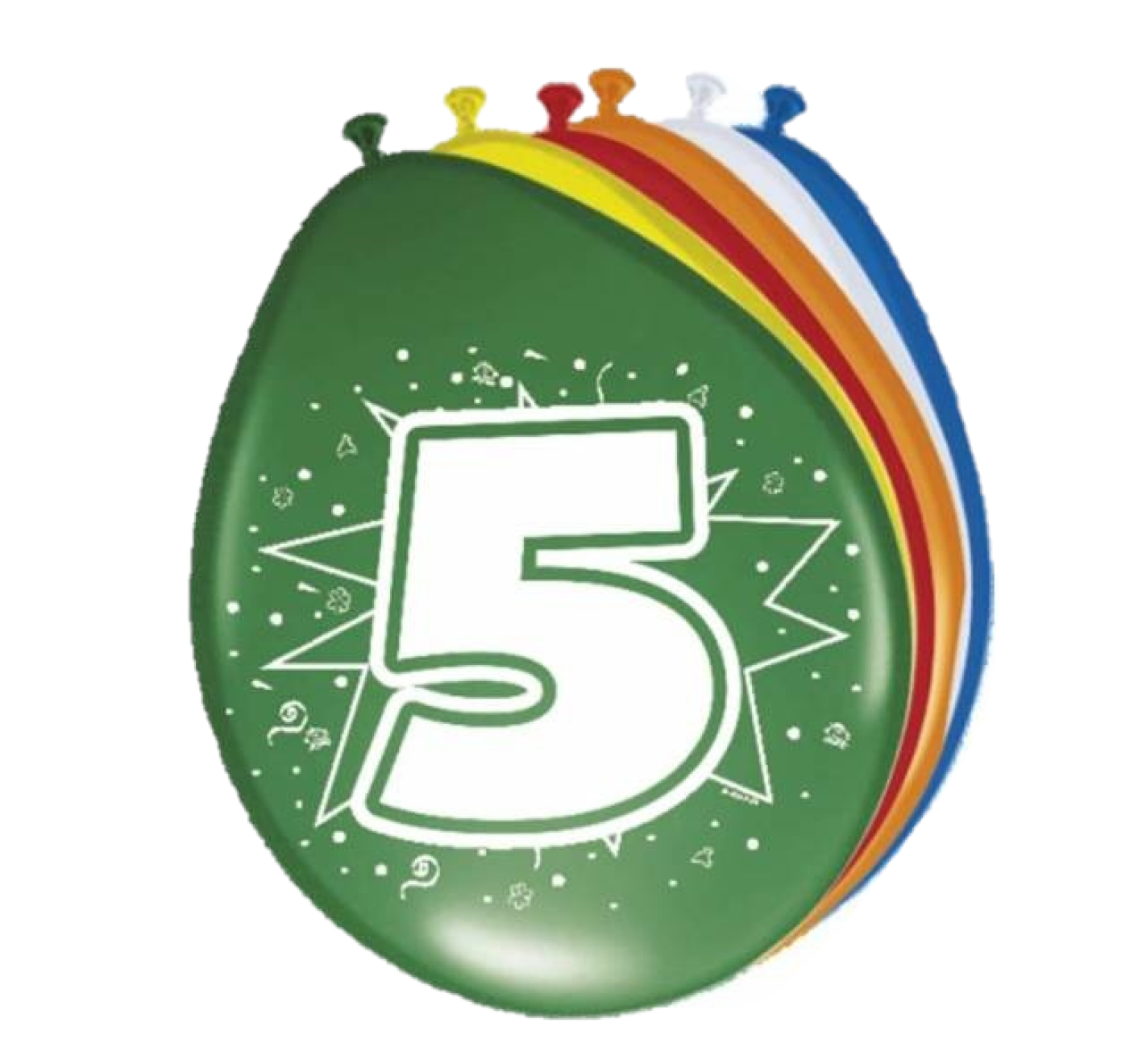 Ballonnen - 5 jaar - 30cm - 8st.