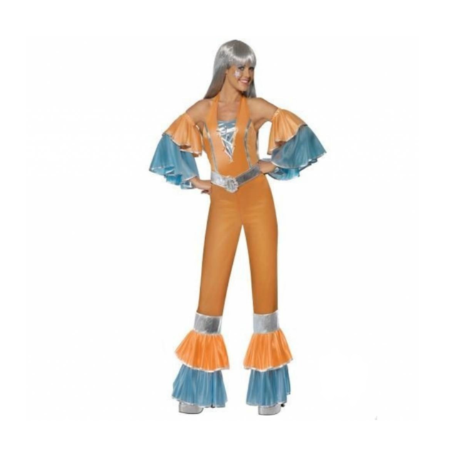 Smiffys Disco - Kostuum - Oranje - M