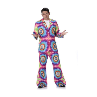 Partychimp Kostuum - Tie dye - XL