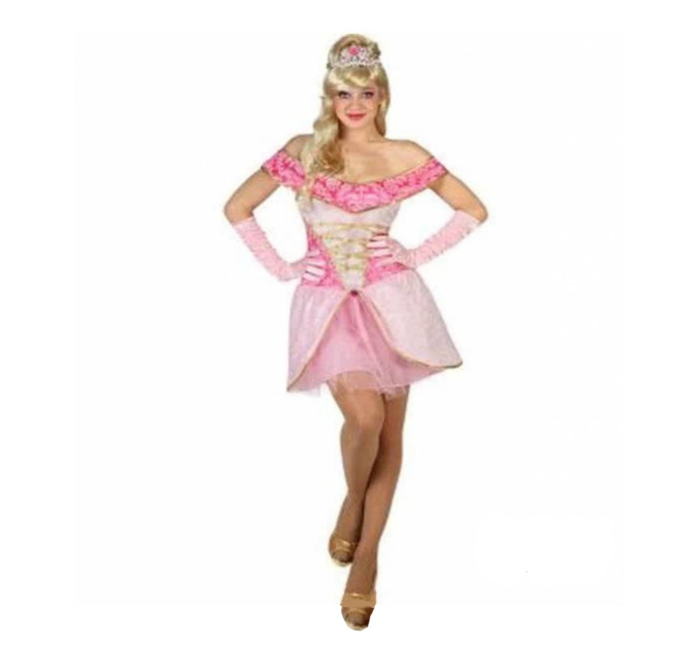 Prinses - Kostuum - Jurk - Roze - XS/S