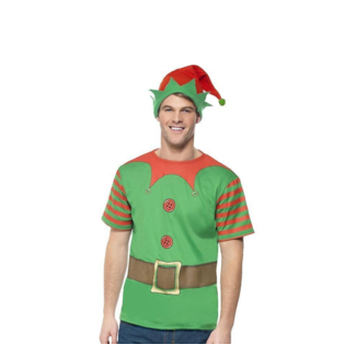 Smiffys Elf - Shirt & muts - M