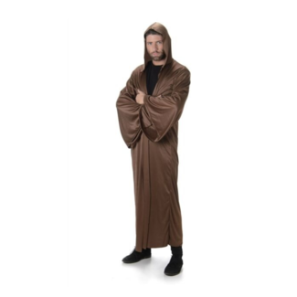 Partychimp Kostuum - Cape met capuchon - Bruin - One size