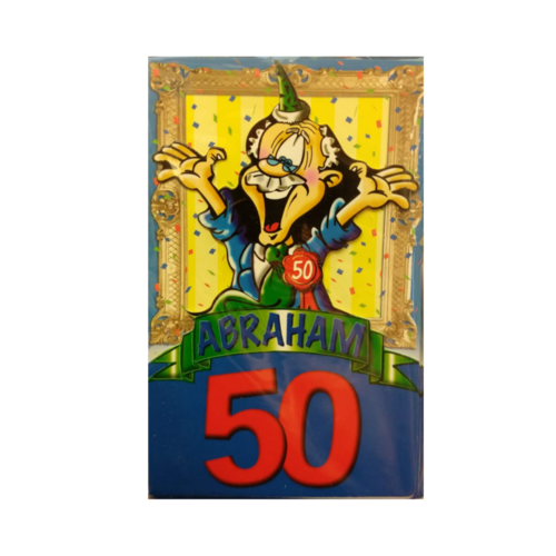 Folat Uitnodigingskaarten - Abraham 50 jaar - 8st. Folat Uitnodigingskaarten - Abraham 50 jaar - 8st.