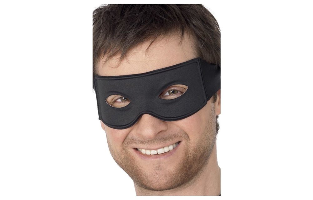 Oogmasker - Bandiet - Met stoffen bevestigingsband
