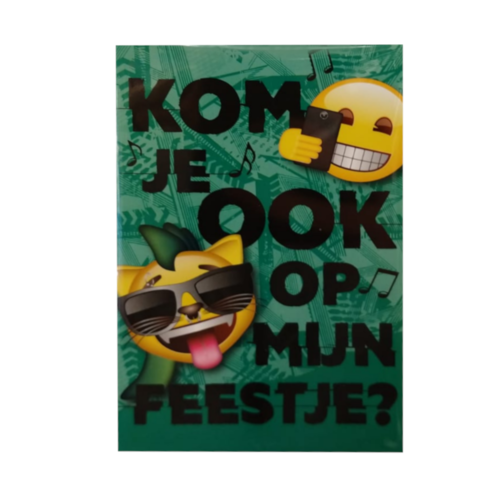 Interstat Uitnodigingskaarten - Emoji - Smile - 6st. Interstat Uitnodigingskaarten - Emoji - Smile - 6st.
