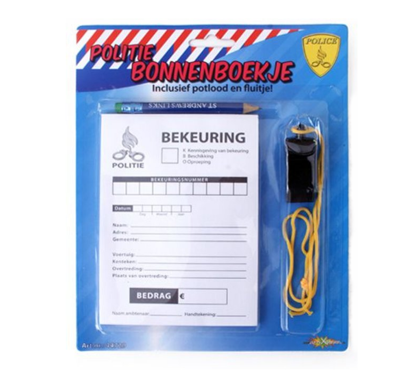 Bonnenboek - Met potlood & fluit - Politie