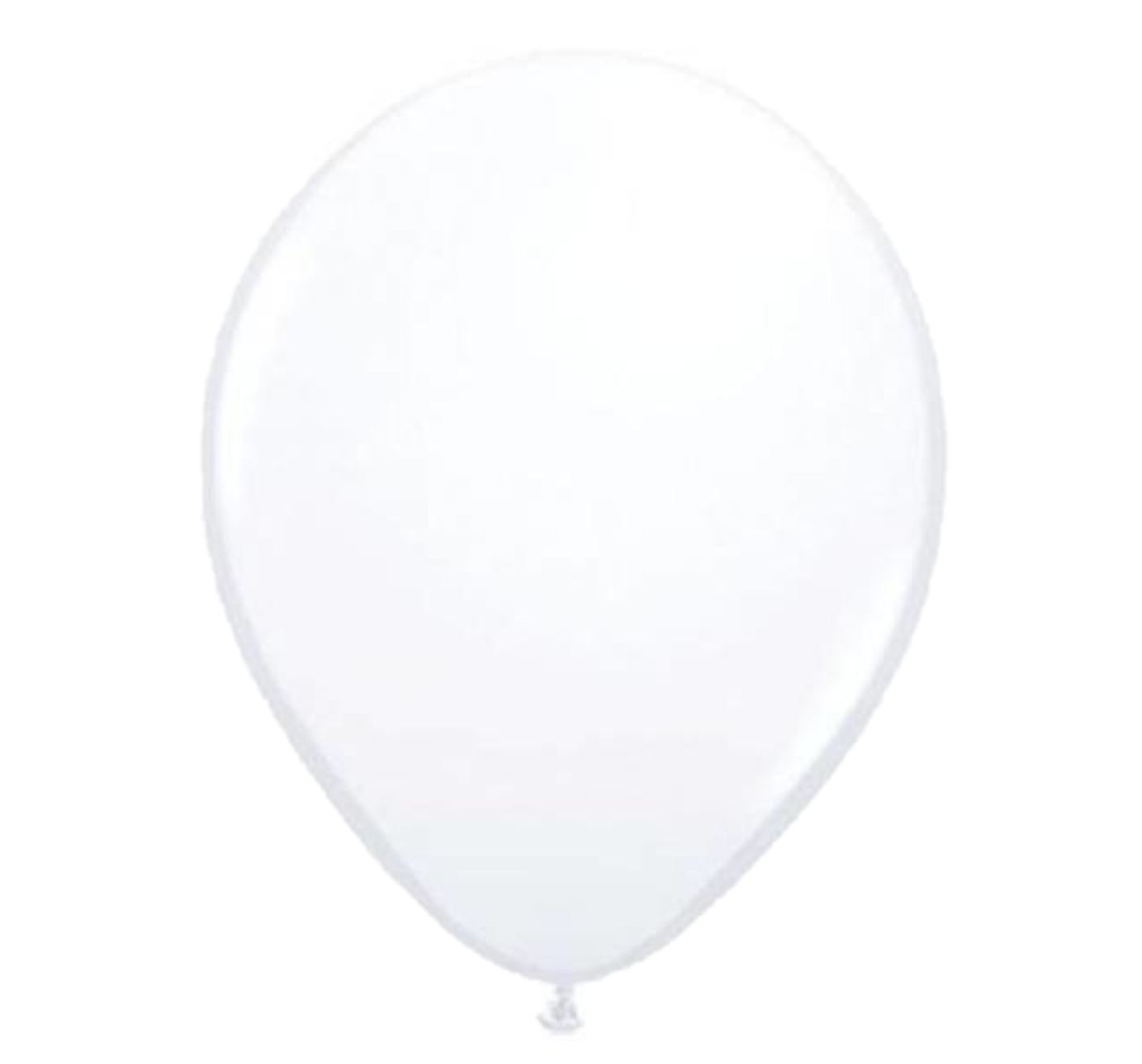 Ballonnen - Wit - Metallic - 30cm - 10st.
